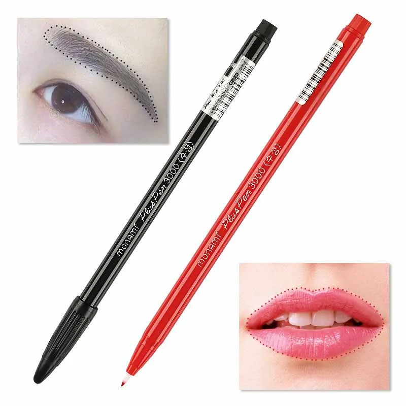 Lip Liner Pencil - 2Pcs Waterproof Tattoo Pencil Eyebrow Lip