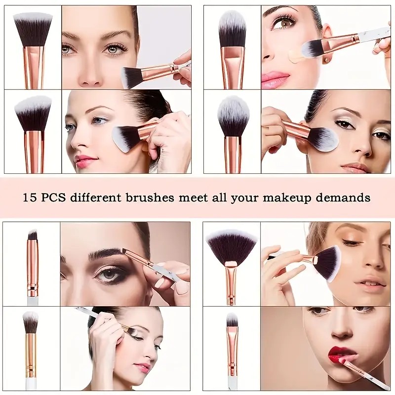 10-Piece Marble Brush Set + Be - огляд і ціна Beauty Makeup Gift Sets