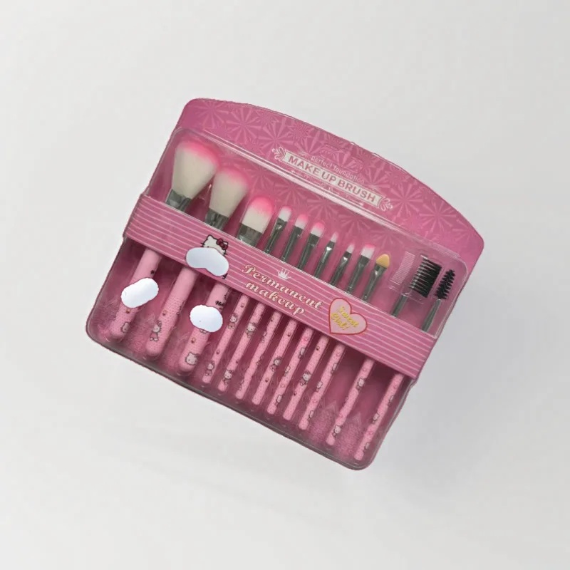 Hello Kitty 12-piece Makeup Br - огляд і ціна Beauty Makeup Gift Sets