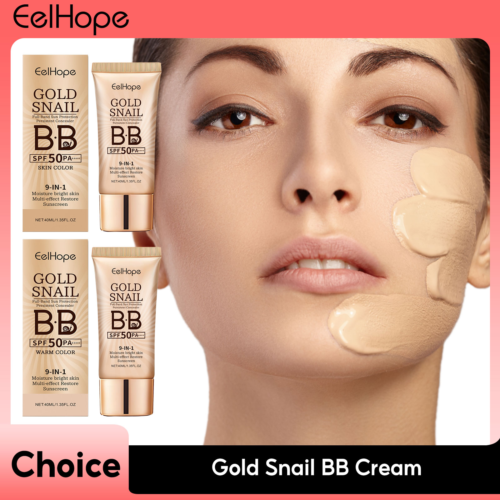 Gold Snail Sunscreen BB Cream  - огляд і ціна Beauty Makeup Foundation
