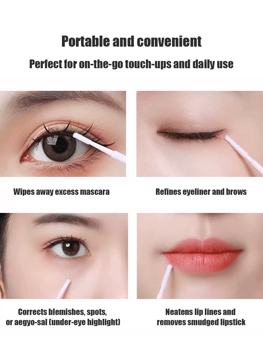 Disposable Long Cotton Swabs E - огляд і ціна Beauty Makeup Vanity