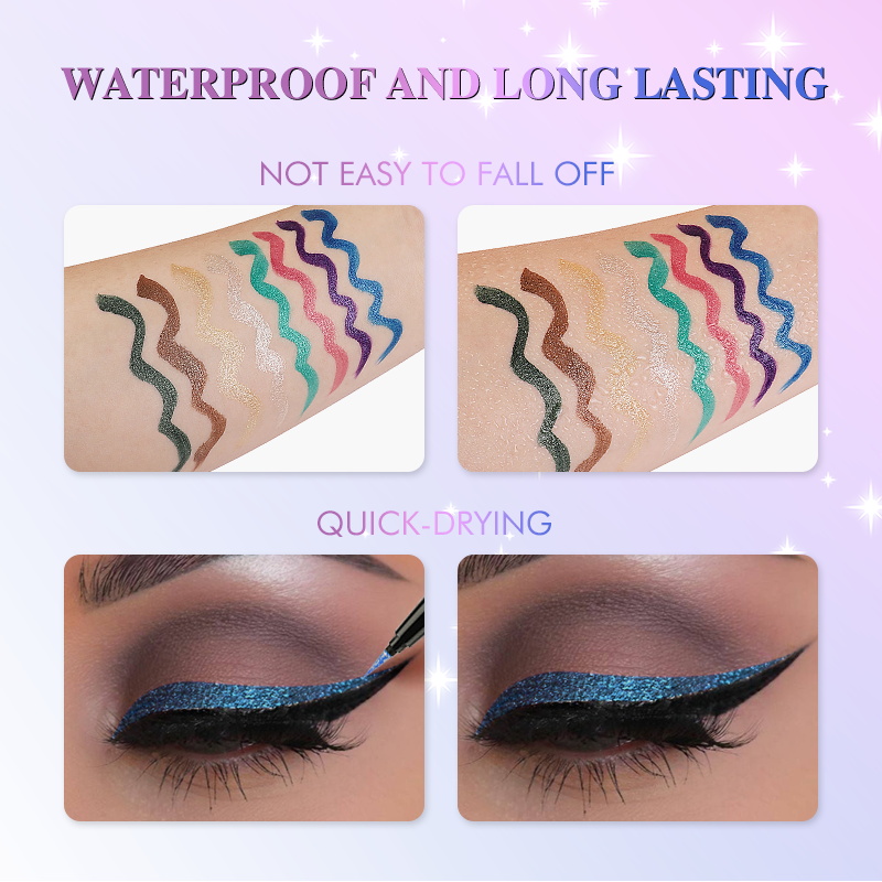 IMAGIC 8 Color Glitter Eyeline - огляд і ціна Beauty Makeup Images