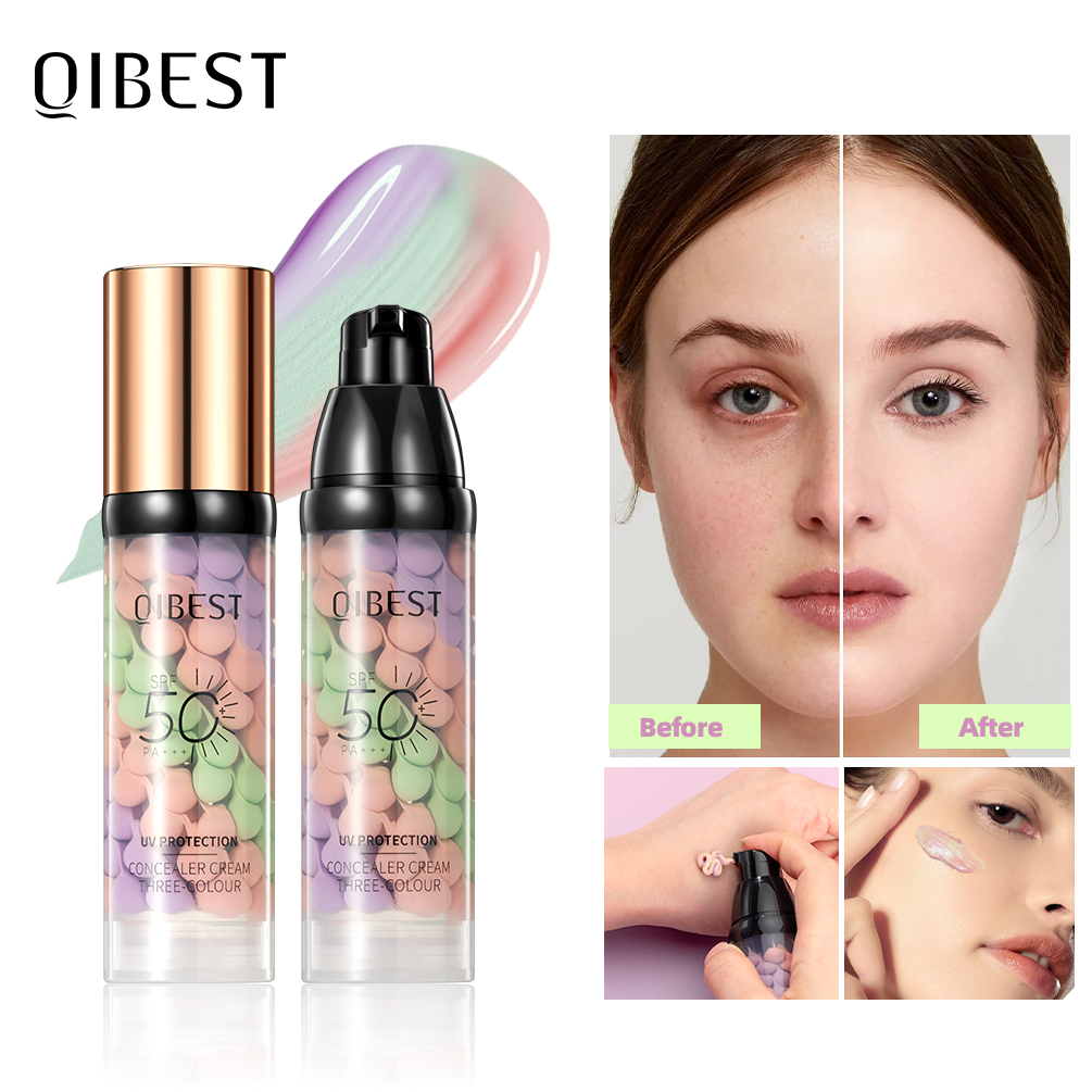 QIBEST Face Makeup Primer Tri- - огляд і ціна Beauty Makeup Foundation