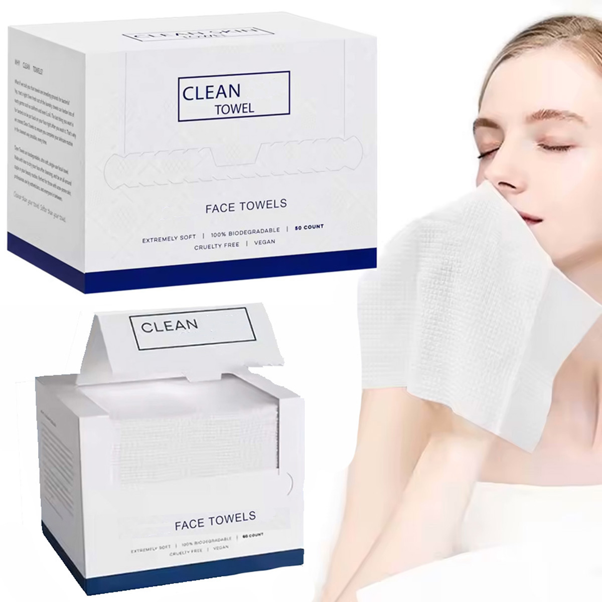 50Pcs/Box Disposable Face Towe - огляд і ціна Beauty Makeup Kit