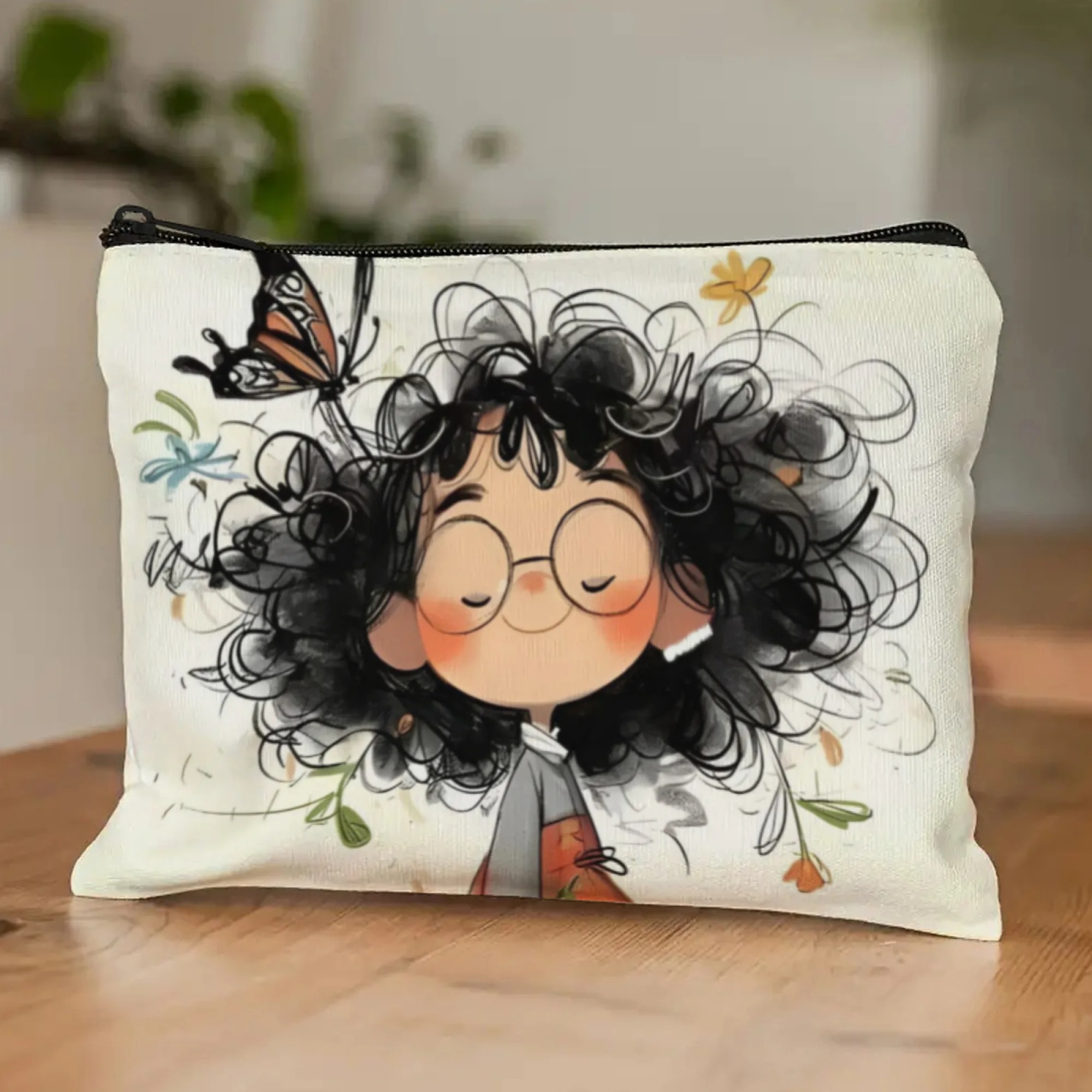 Cartoon Girl Makeup Bag Zipper - огляд і ціна Beauty Makeup Vanity