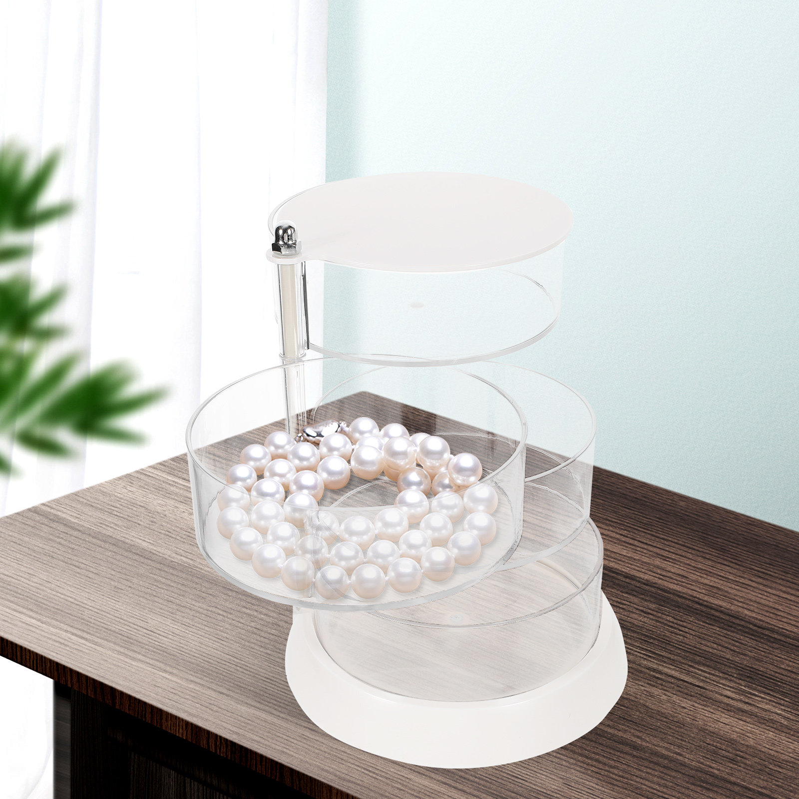 4-Tier Rotating Makeup Organiz - огляд і ціна Beauty Makeup Vanity