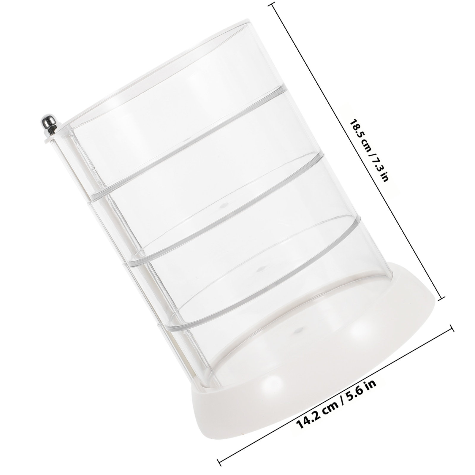 4-Tier Rotating Makeup Organiz - огляд і ціна Beauty Makeup Vanity