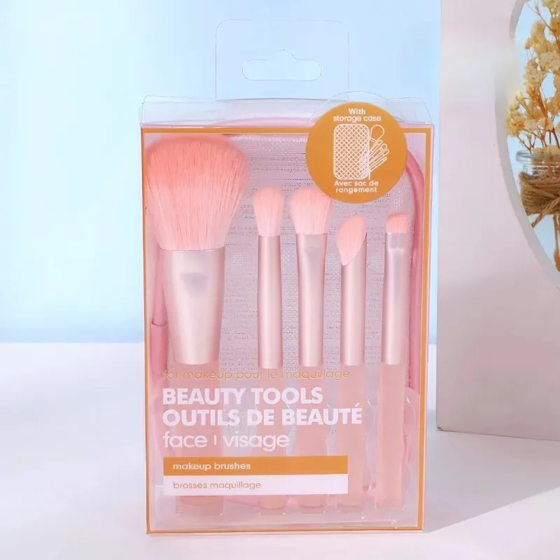 5Pcs Makeup Brushes Set Super  - огляд і ціна Beauty Makeup Gift Sets