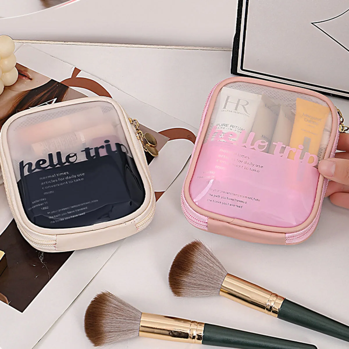 Transparent Portable Cosmetic  - огляд і ціна Beauty Kiss Makeup