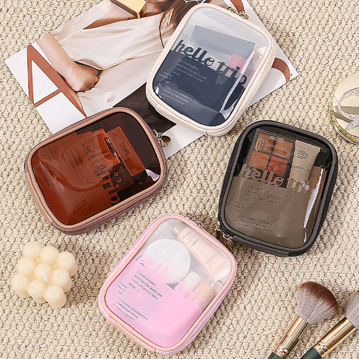 Transparent Portable Cosmetic  - огляд і ціна Beauty Kiss Makeup