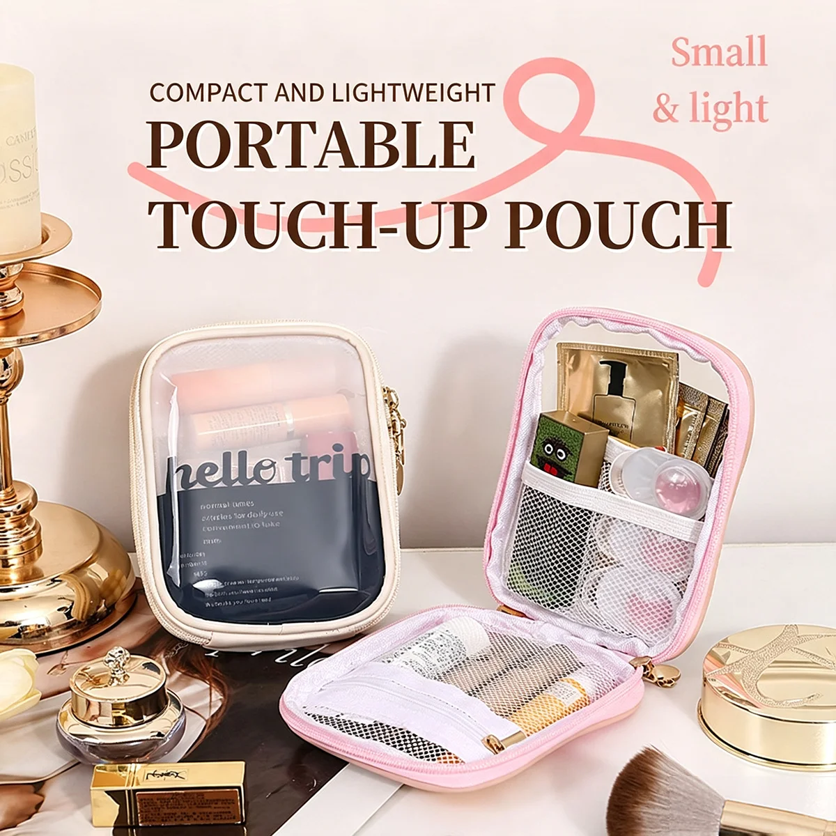 Transparent Portable Cosmetic  - огляд і ціна Beauty Kiss Makeup