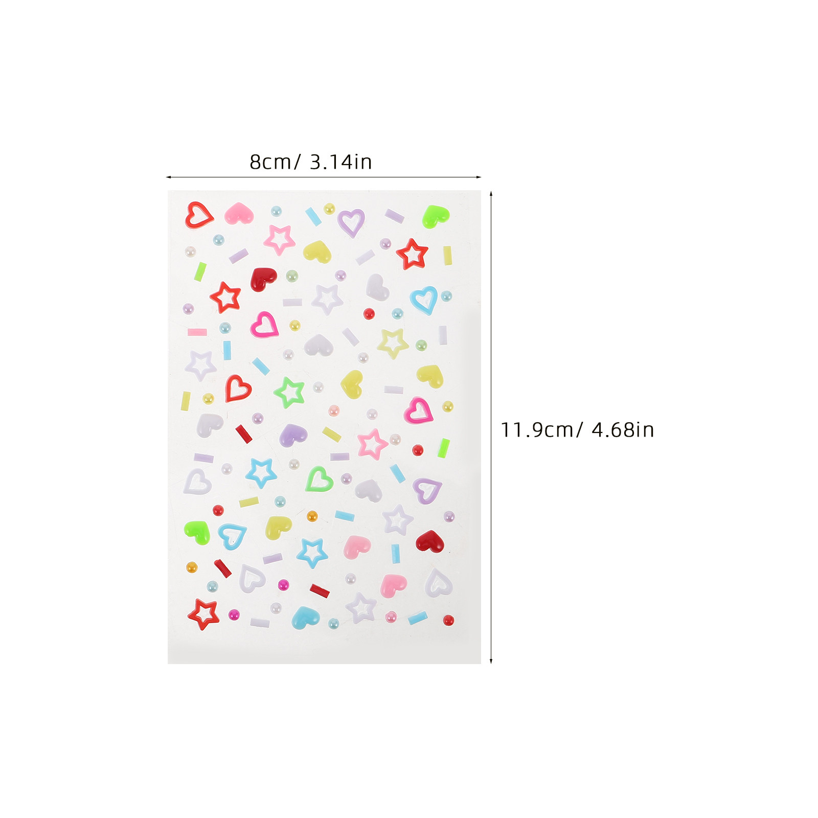 10Sheets Face Rhinestones Stic - огляд і ціна Beauty With Makeup