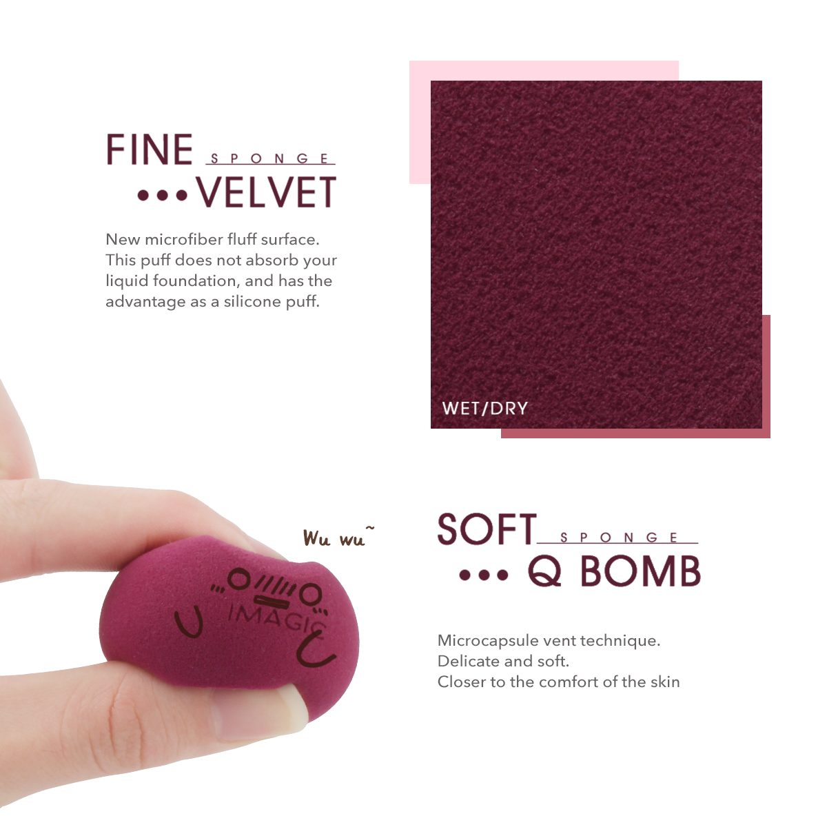 IMAGIC  Makeup Sponge Puff  Pr - огляд і ціна Beauty Makeup Images