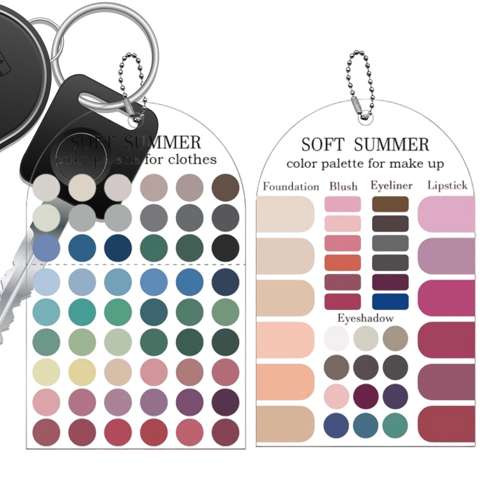Soft Summer Color Palette Card - огляд і ціна Beauty Kiss Makeup